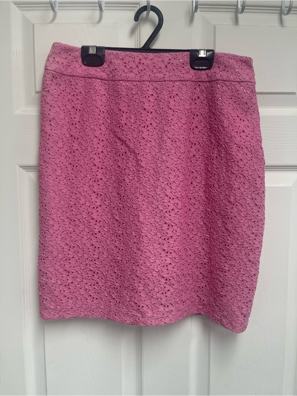 Women's Pink Lace Pencil Skirt sz 8